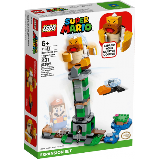 LEGO Super Mario™ Boss Sumo Bro Topple Tower Expansion Set 2021